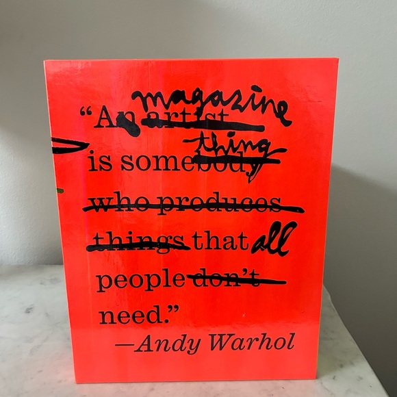 Assouline Andy Warhol “Interview” Book - Picture 2 of 3